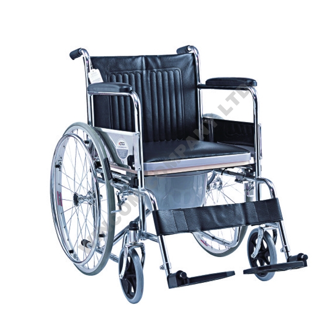 带便盆的轮椅WN702A
